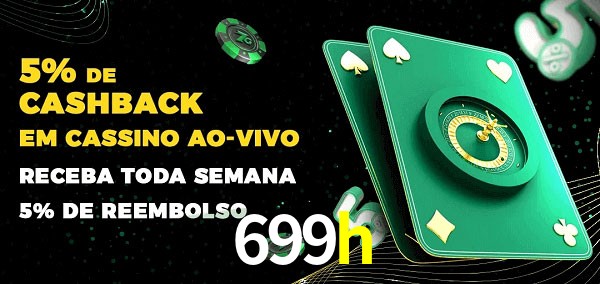 Promoções do cassino ao Vivo 699h